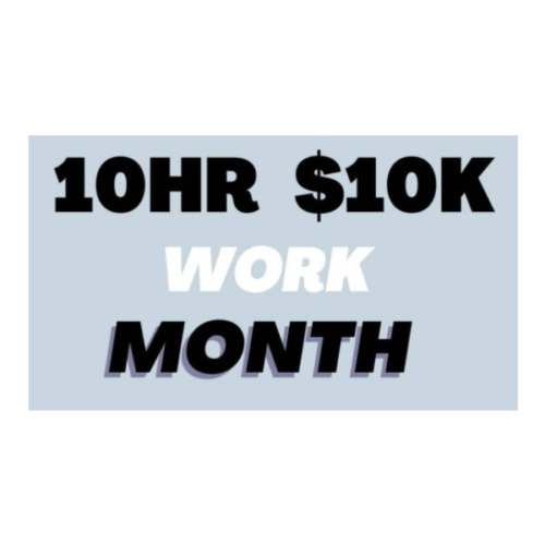 10hr $10k Work Month | Digital – membership area